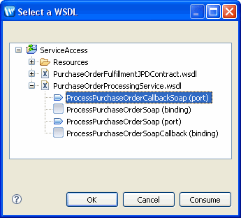 Select a WSDL