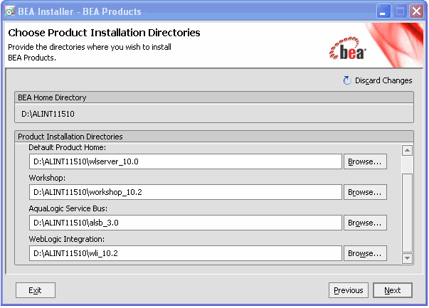 Product Installation Directories