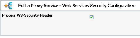 Process Web Services Security Header