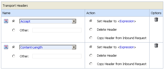 Add Header menu item