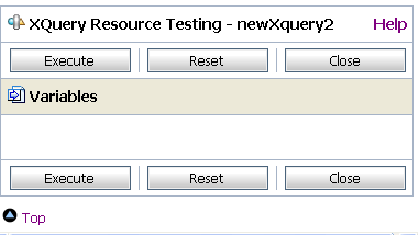 Configuring the XQuery Variables in the Test Console
