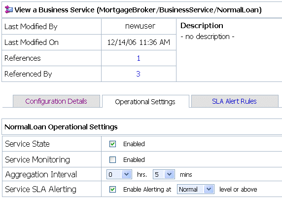 View Business Service Page