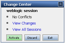 Manage Sessions Using Change Center