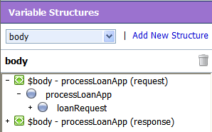 Variable Structures Pane
