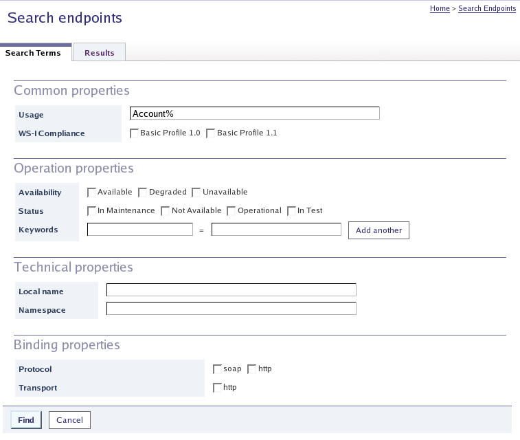 Searching Endpoints