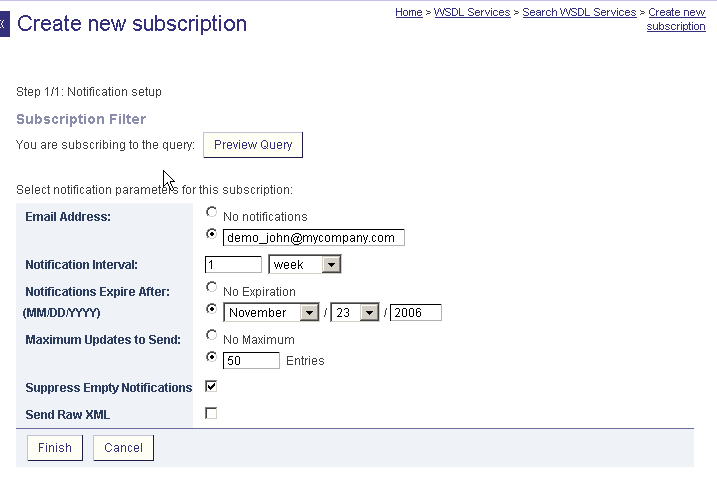 Create Subscription