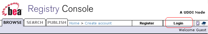 Login Tab