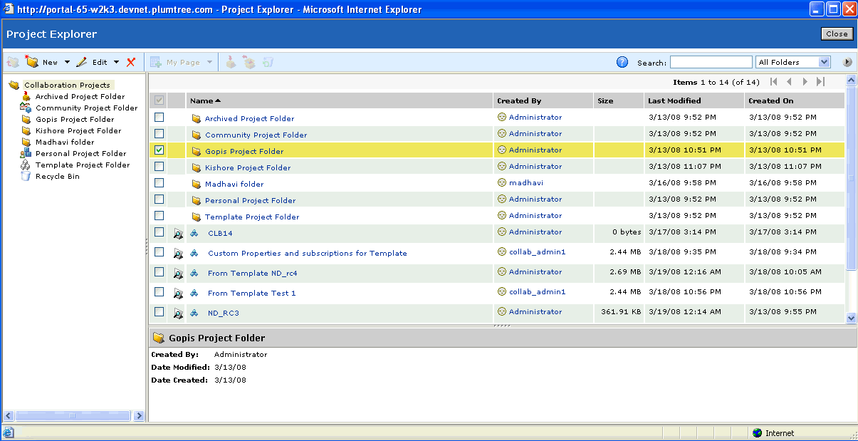 Project Explorer