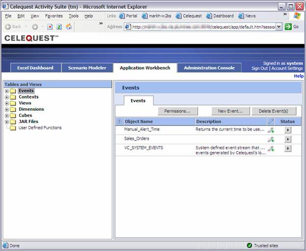 Application Workbench