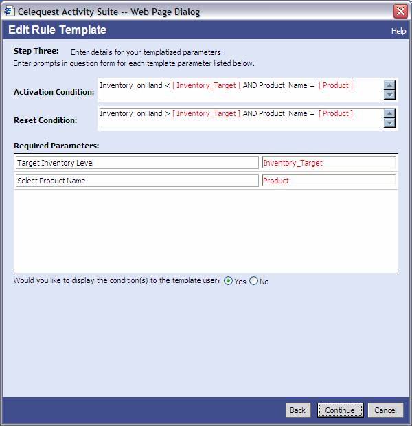 Details for Templatized Parameters