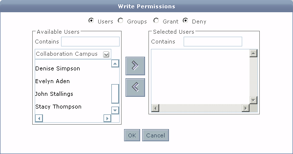 Write Permissions