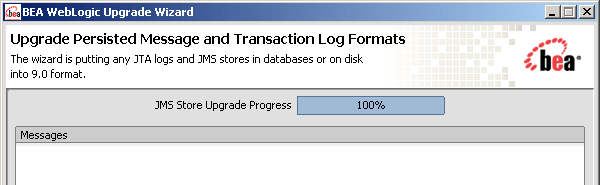 WebLogic Upgrade Wizard - Domain Upgrade