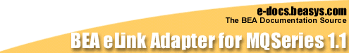 BEA eLink Adapter for MQSeries 1.1