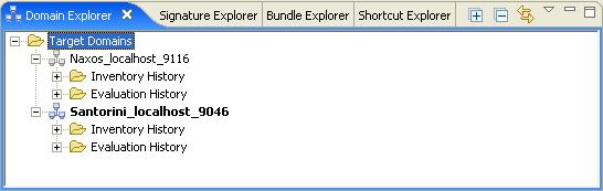 Domain Explorer History Folders