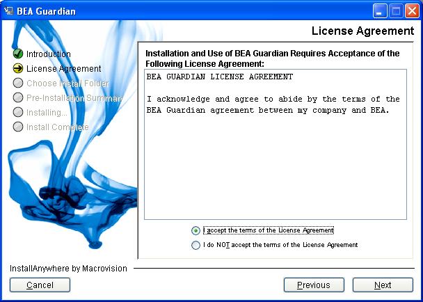 Installation License Agreement