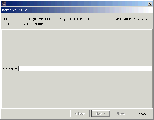 Name Your Rule Dialog Box