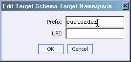 Specifying a Target Namespace