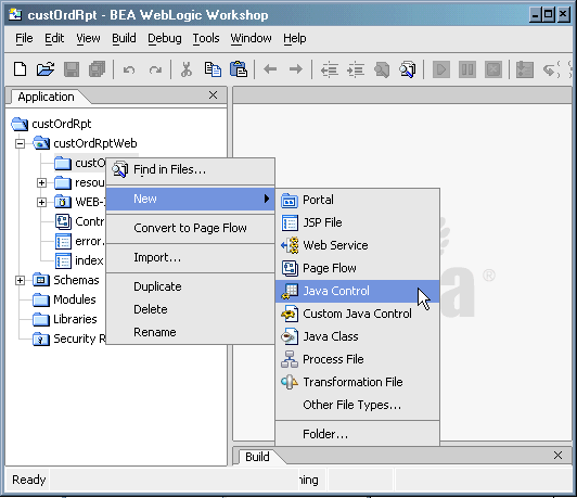 Creating a New Java Control