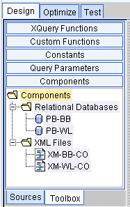 Builder Toolbar: Toolbox Tab: Components