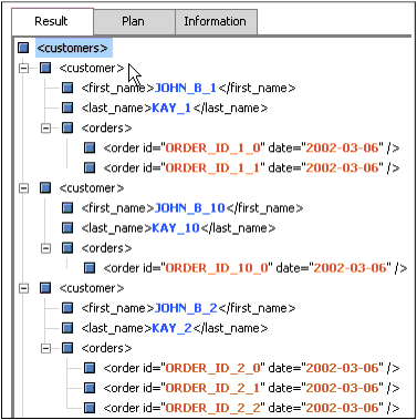 Example 2: Query Results (First Three Result Sets Only)