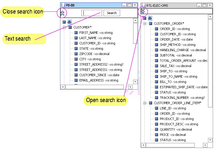Sample Source Schemas