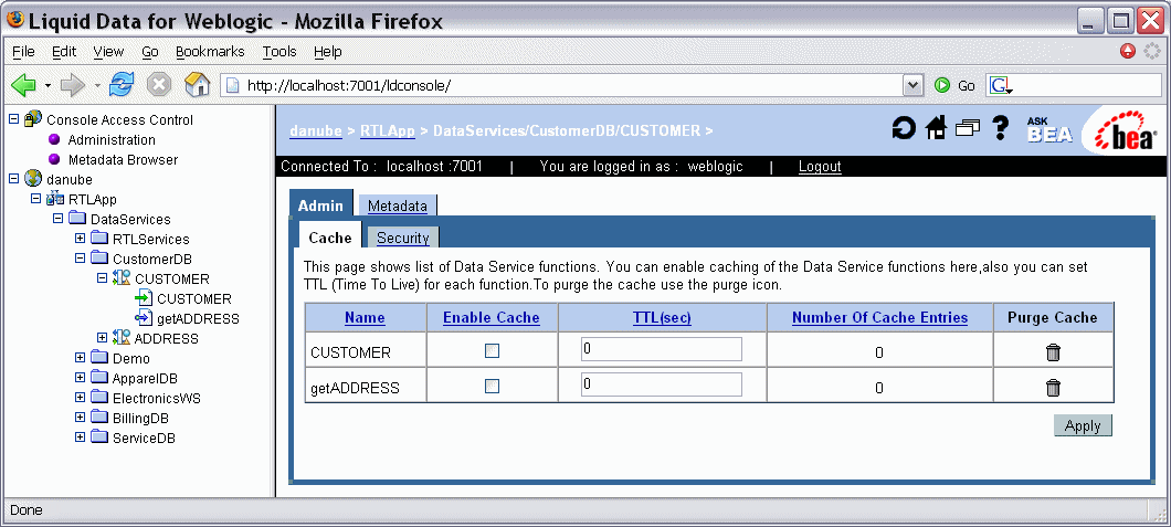 Data Service Functions