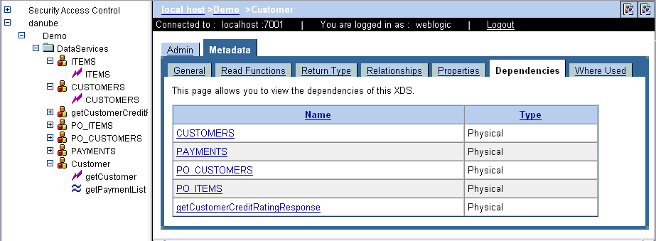 Metadata Browser 
