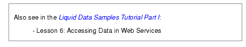 Web Services Imported Data Summary Screen