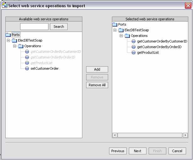 Identifying Web Service Operations to be Used as data services