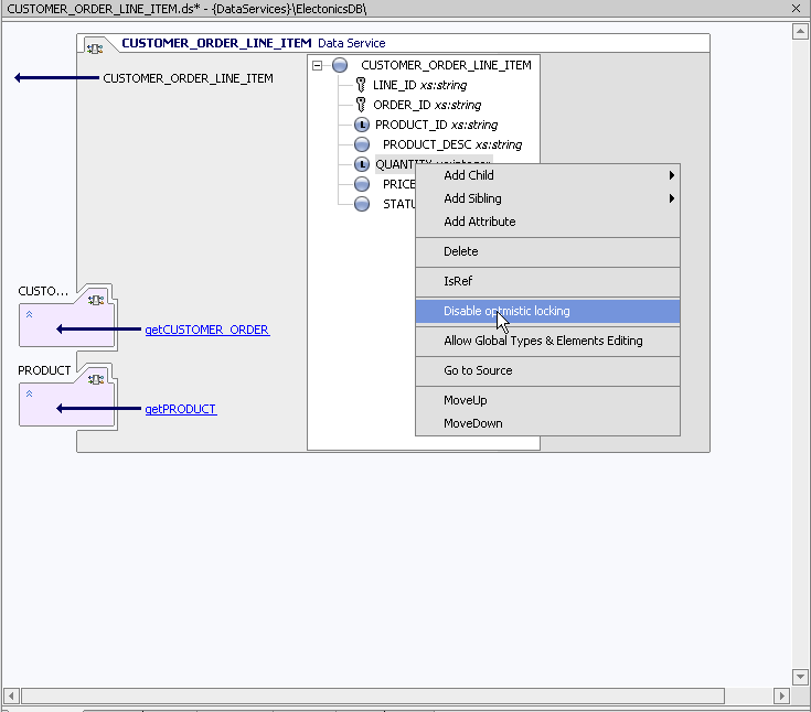 Selecting a Field to Disable Optimistic Locking Policy