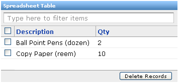 Example of how column layout affects component placement