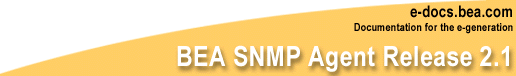 BEA BEA SNMP Agent Release 2.1