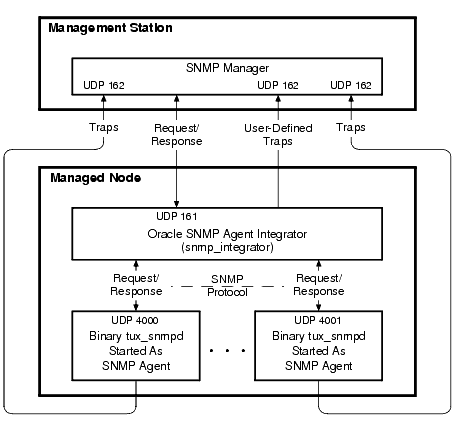 Multiple SNMP Agents Running on a Managed Node—Example