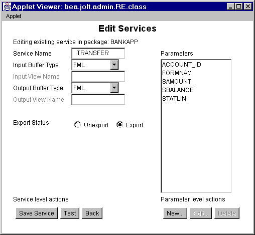 Export Status