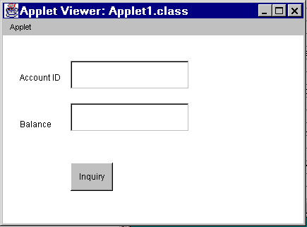 Sample Inquiry Applet