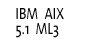 IBM AIX 5.1 ML3