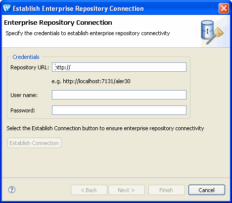 Enterprise Repository Connection