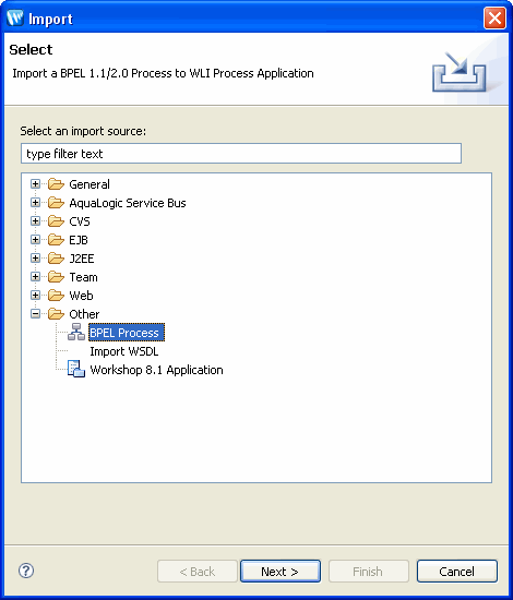 Location for Imported File