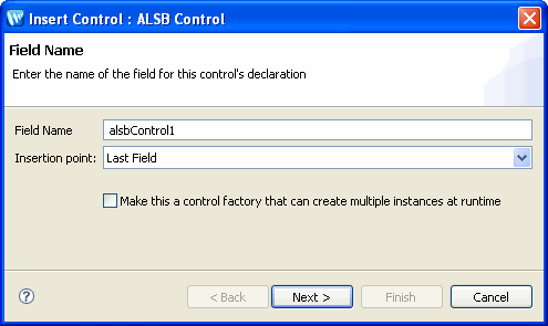 Insert Control:ALSB Control