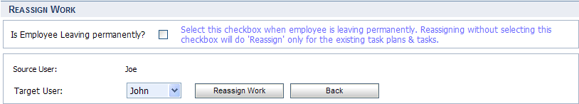 Reassigning Work