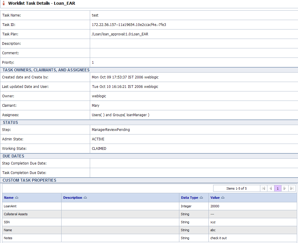 Custom Query Page