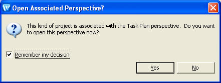 Open Associated Perspective? Confirmation Box