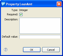 Property LoanAmt Dialog Box