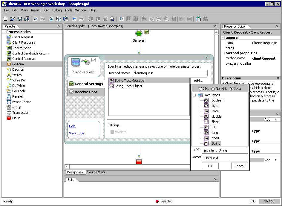 Defining a Method for SendMessage Function 