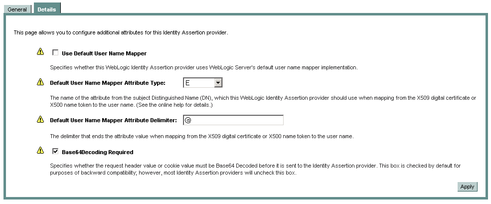 Mapping a Trading Partner Certificate to a WebLogic Server User