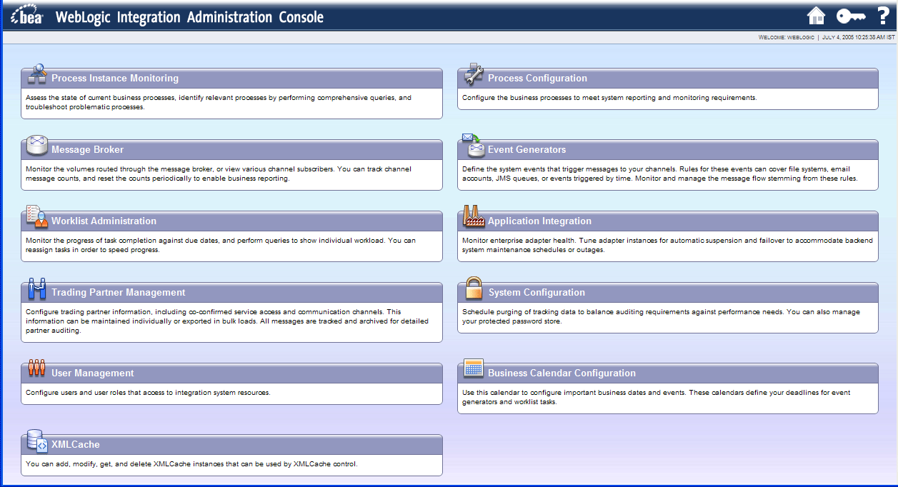 Unified, Browser-based Administration Console