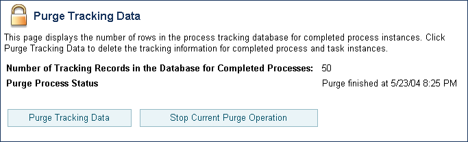 Purge Tracking Data