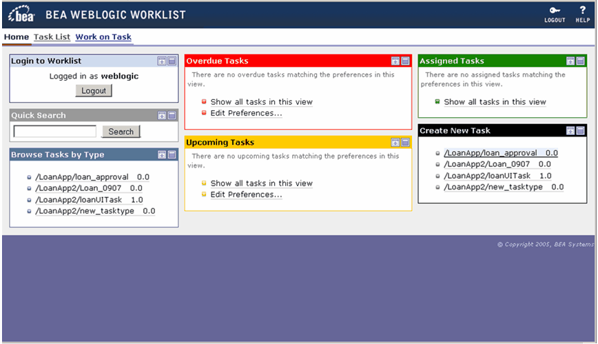 Worklist User Portal