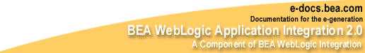 BEA WebLogic Application Integration 2.0