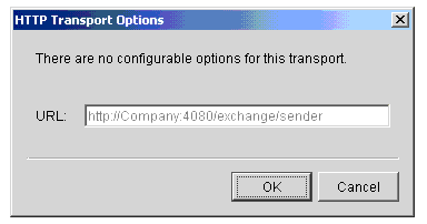 HTTP Transport Options Window